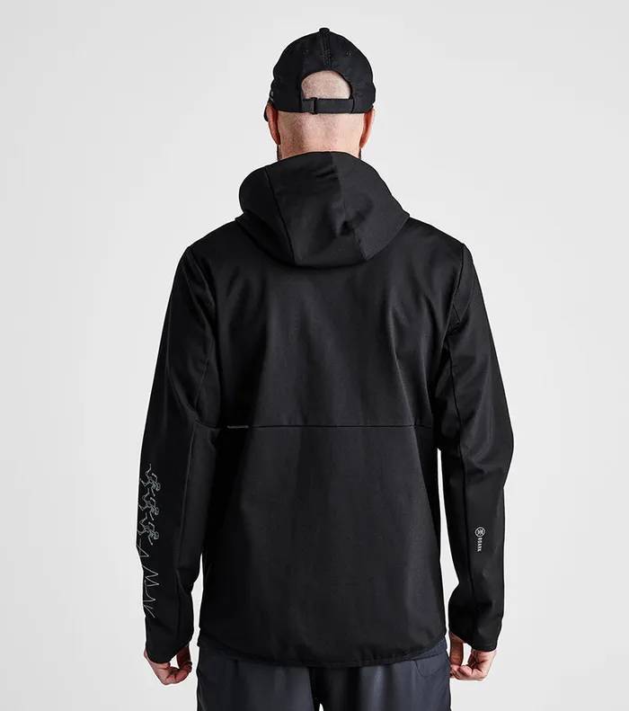 Jackets and Vests Men Roark El Morro Fleece Hoodie Black