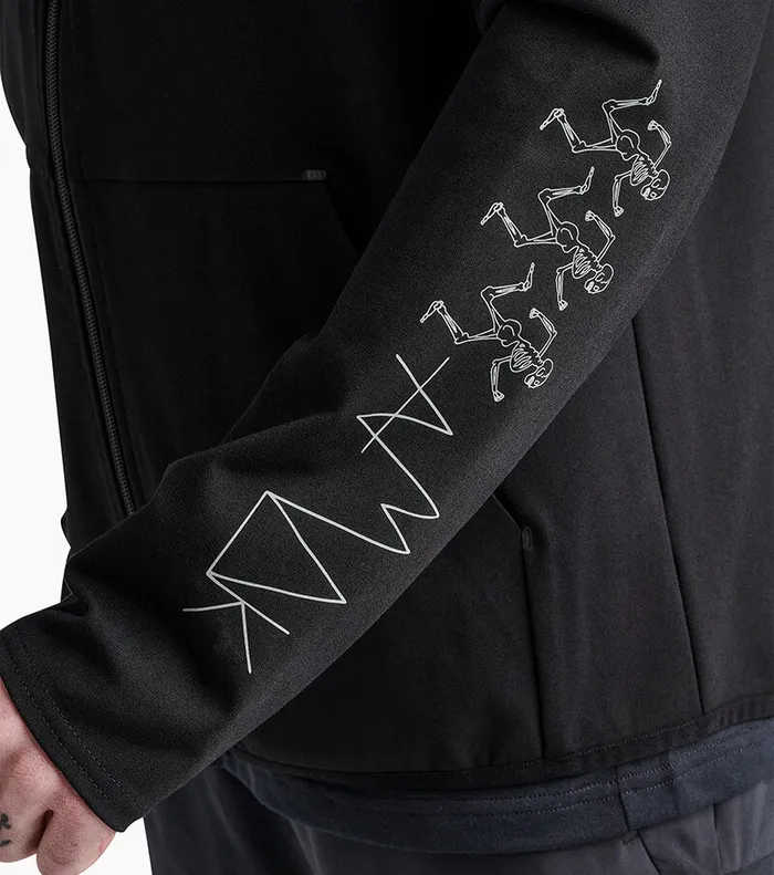 Jackets and Vests Men Roark El Morro Fleece Hoodie Black