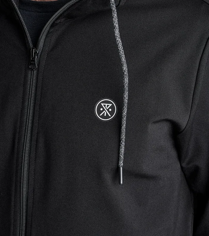 Jackets and Vests Men Roark El Morro Fleece Hoodie Black