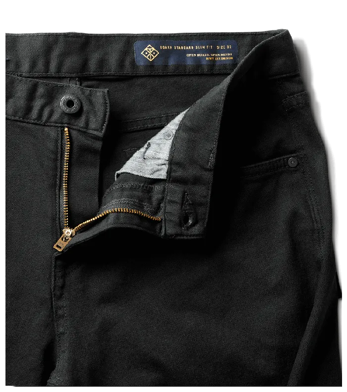 Jeans Men Roark HWY 133 Slim Fit Broken Twill Jeans Black 2