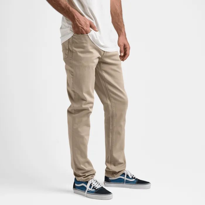 Jeans Men Roark HWY 133 Slim Fit Broken Twill Jeans Desert Khaki
