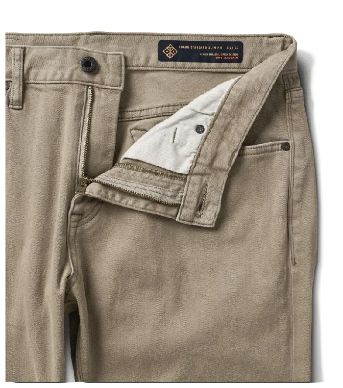 Jeans Men Roark HWY 133 Slim Fit Broken Twill Jeans Desert Khaki