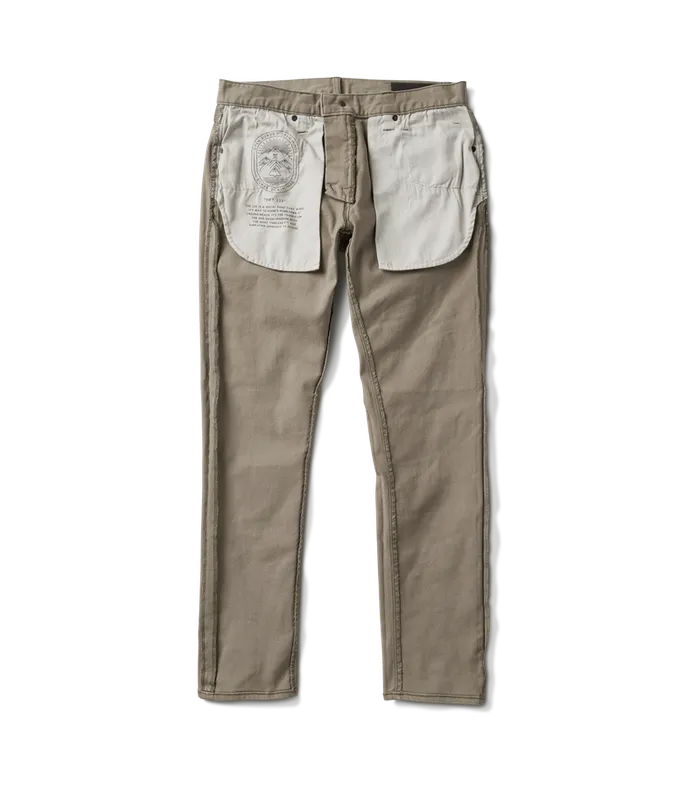 Jeans Men Roark HWY 133 Slim Fit Broken Twill Jeans Desert Khaki