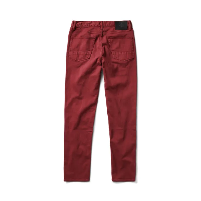 Jeans Men Roark HWY 133 Slim Fit Broken Twill Jeans Maroon 2