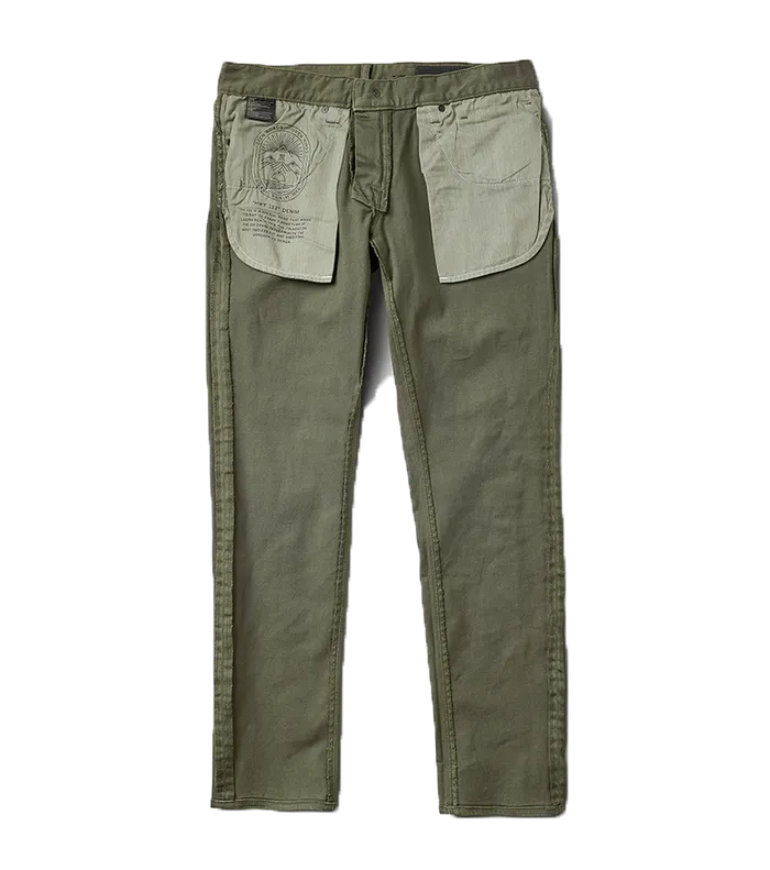 Jeans Men Roark HWY 133 Slim Fit Broken Twill Jeans Military 2