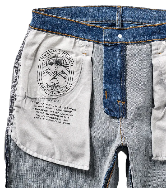 Jeans Men Roark HWY 133 Slim Straight Denim Medium Classic