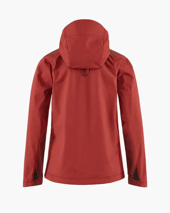 Jolner Cutan Shell Jacket Rose Red Women Klttermusen Wind Resistant Jackets