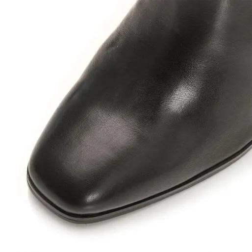 Katiee Black Porvair Women Moda In Pelle Ankle Boots Katiee Black Porvair Women Moda In Pelle Ankle Boots
