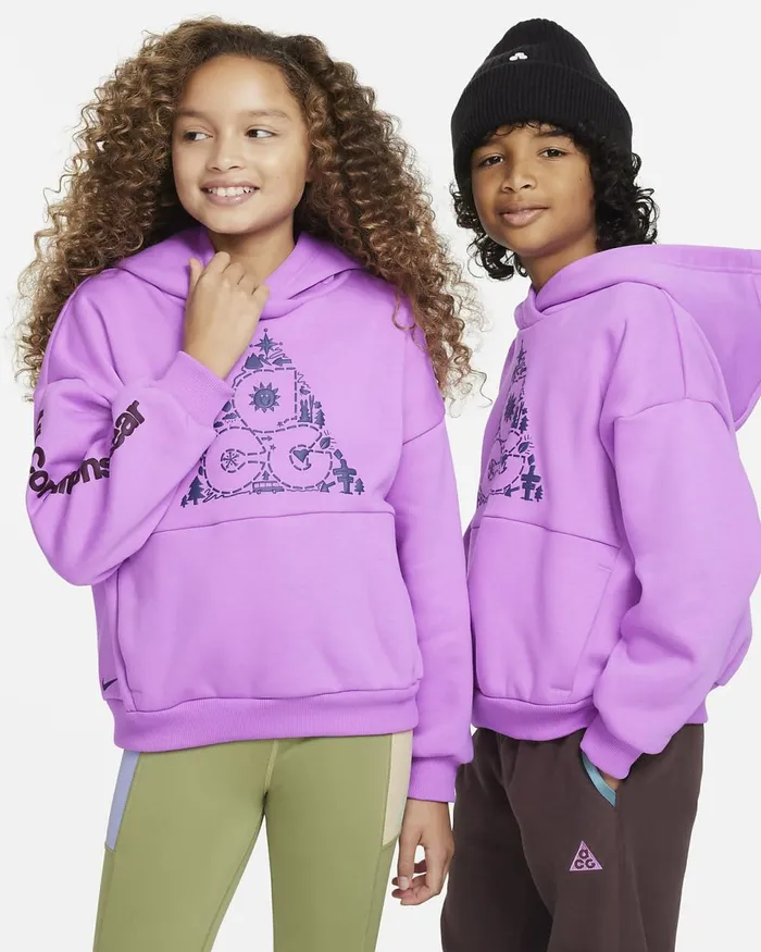 Kids Acg Icon Fleece Rush Fuchsiaearthfaded Spruce Nike Hoodies And Sweatshirts Kids Acg Icon Fleece Rush Fuchsiaearthfaded Spruce Nike Hoodies And Sweatshirts