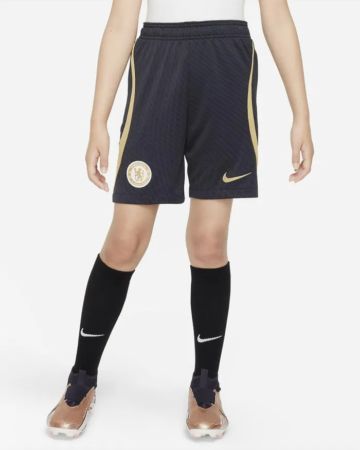 Kids Chelsea FC Strike Pitch Blueclub Gold Nike Sport Clothing