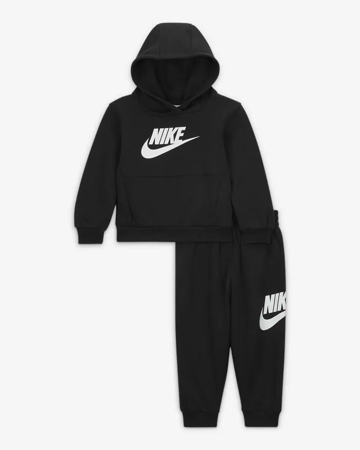 Kids Club Fleece Set Black Nike Baby and Toddler 03 Years