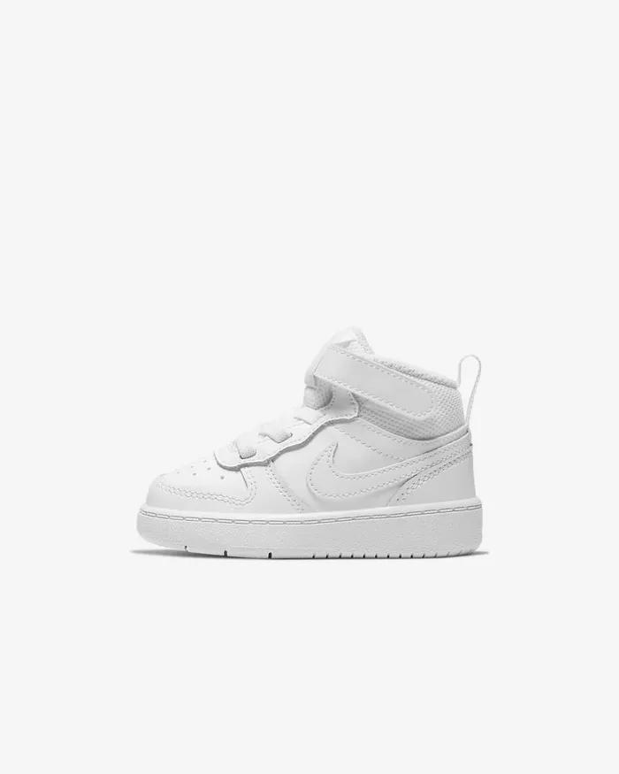 Kids Court Borough Mid 2 Whitewhitewhite Nike Baby and Toddler 03 Years