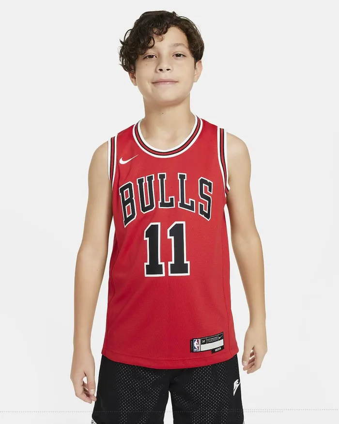 Kids Demar Derozan Chicago Bulls Icon Edition 202223 University Red Nike Tops And TShirts