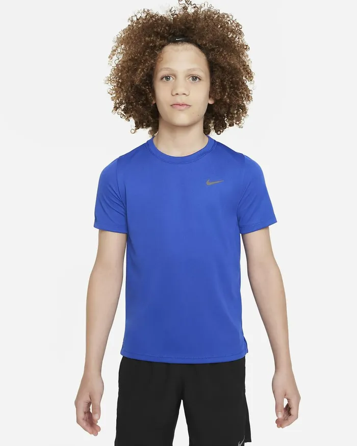 Kids DriFit Miler Game Royal Nike Tops And TShirts