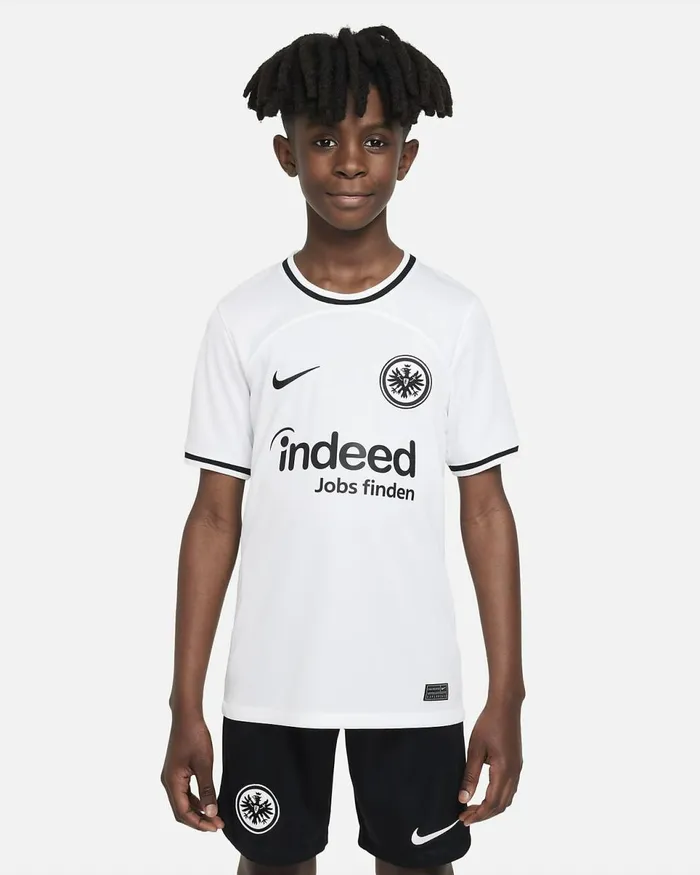 Kids Eintracht Frankfurt 202223 Stadium Home Whiteblack Nike Tops And TShirts Kids Eintracht Frankfurt 202223 Stadium Home Whiteblack Nike Tops And TShirts