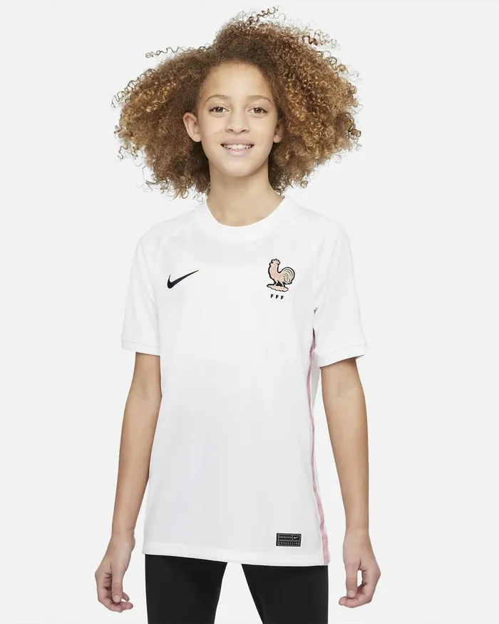 Kids Fff 2022 Stadium Away Whitepink Glazeblackened Blue Nike Tops And TShirts Kids Fff 2022 Stadium Away Whitepink Glazeblackened Blue Nike Tops And TShirts