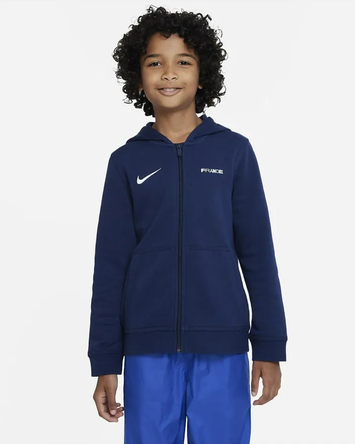 Kids Fff Midnight Navywhite Nike Hoodies And Sweatshirts