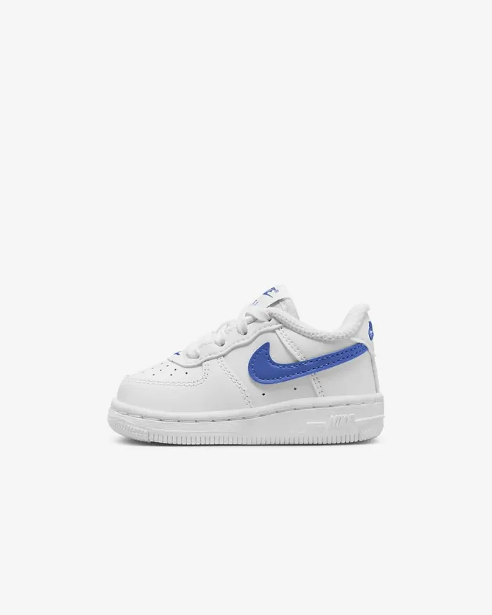 Kids Force 1 Low Whitehyper Royal Nike Baby and Toddler 03 Years