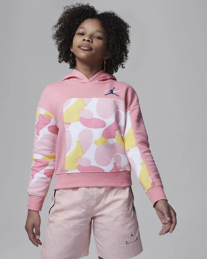 Kids Jordan Outside The Lines Pullover Hoodie Coral Chalk Nike Hoodies And Sweatshirts Kids Jordan Outside The Lines Pullover Hoodie Coral Chalk Nike Hoodies And Sweatshirts