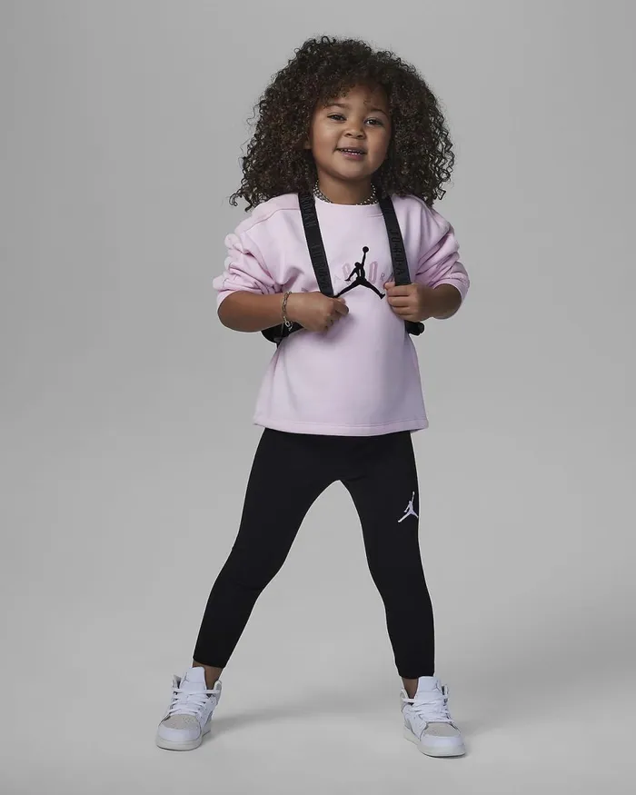 Kids Jordan Soft Touch Mixed Crew Set Black Nike Younger Kids 3 8211 7 Years