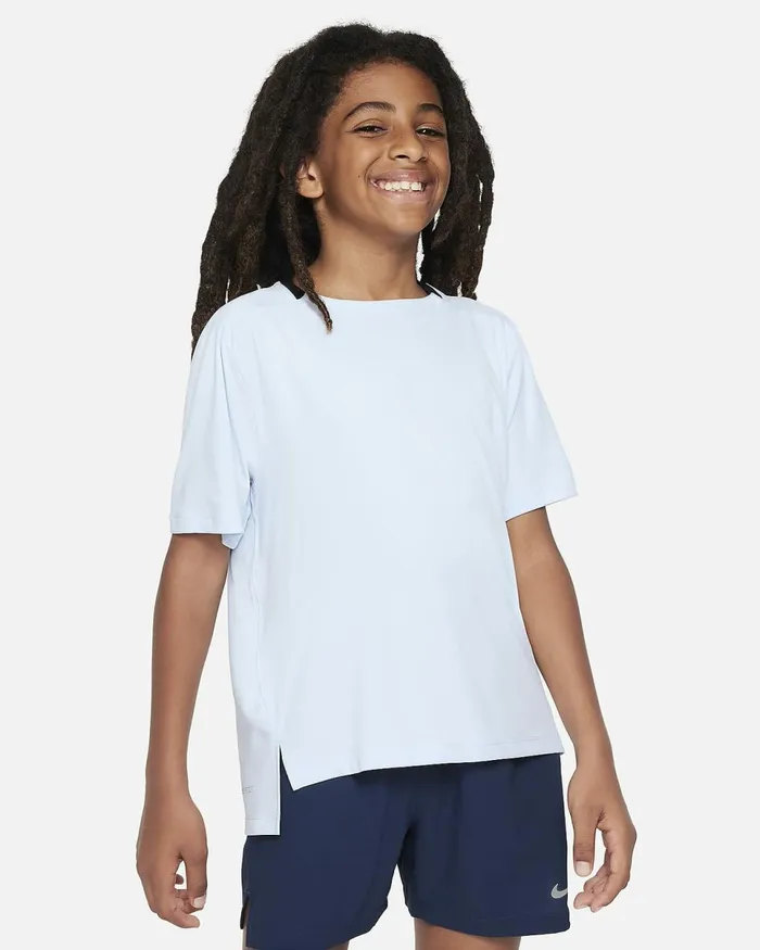 Kids Multi Blue Tintblack Nike Tops And TShirts