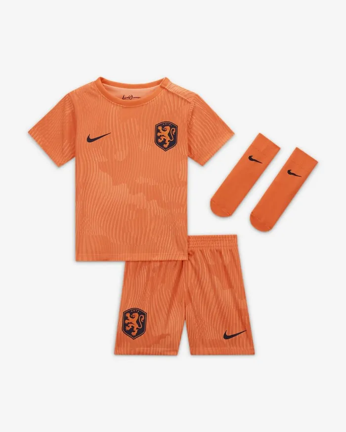 Kids Netherlands 2023 Home Conesunset Glowblackened Blue Nike Baby and Toddler 03 Years Kids Netherlands 2023 Home Conesunset Glowblackened Blue Nike Baby and Toddler 03 Years