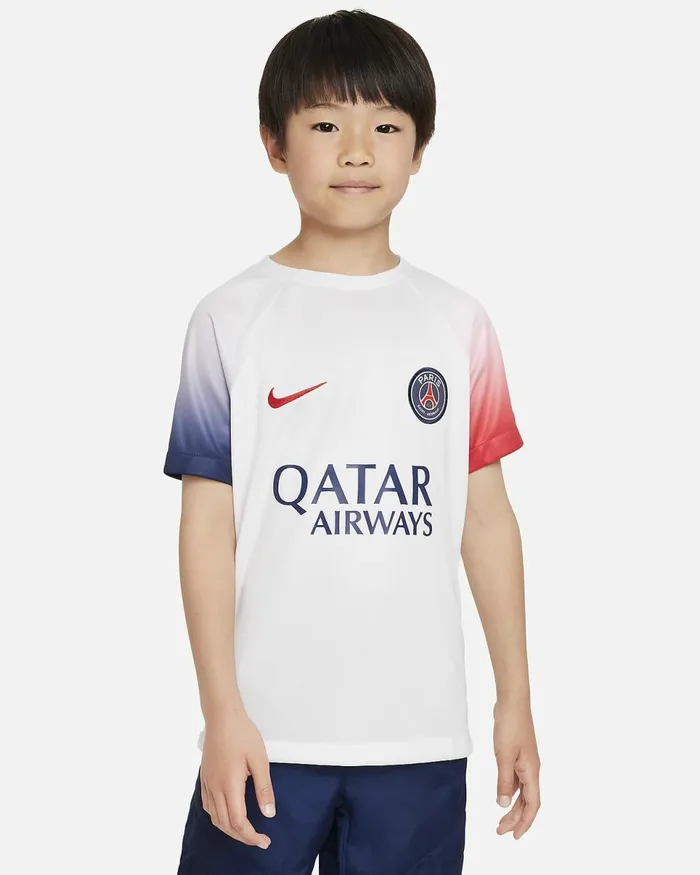 Kids Paris SaintGermain Academy Pro Away Whitewhitemidnight Navyuniversity Red Nike Tops And TShirts Kids Paris SaintGermain Academy Pro Away Whitewhitemidnight Navyuniversity Red Nike Tops And TShirts