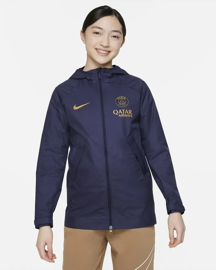 Kids Paris SaintGermain Academy Pro Blackened Blueblackened Bluegold Suede Nike Jackets Kids Paris SaintGermain Academy Pro Blackened Blueblackened Bluegold Suede Nike Jackets