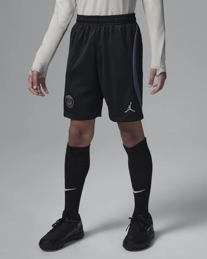 Kids Paris SaintGermain Strike Third Blackiron Greystone Nike Sport Clothing