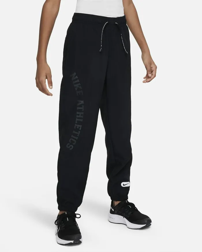 Kids Repel Athletics Blackblackwhitewhite Nike Trousers And Leggings