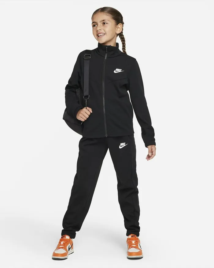 Kids Sportswear Blackblackwhite Nike Tracksuits