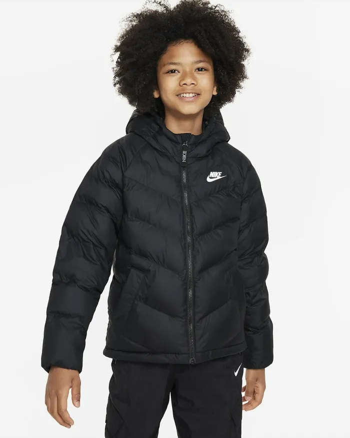 Kids Sportswear Blackwhite Nike Jackets