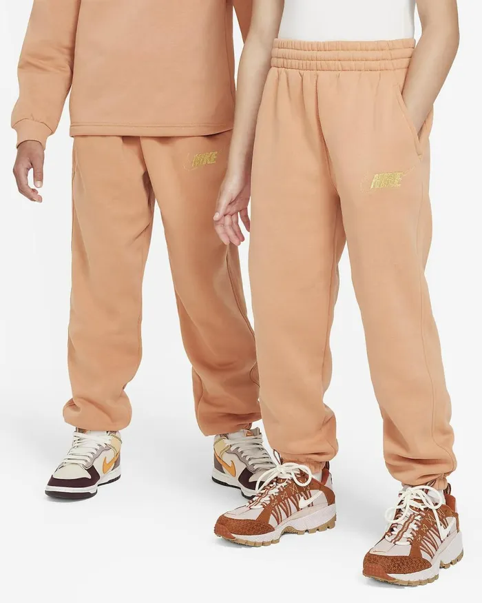 Kids Sportswear Club Fleece Amber Brownmetallic Gold Nike Older Kids 7 8211 15 Years