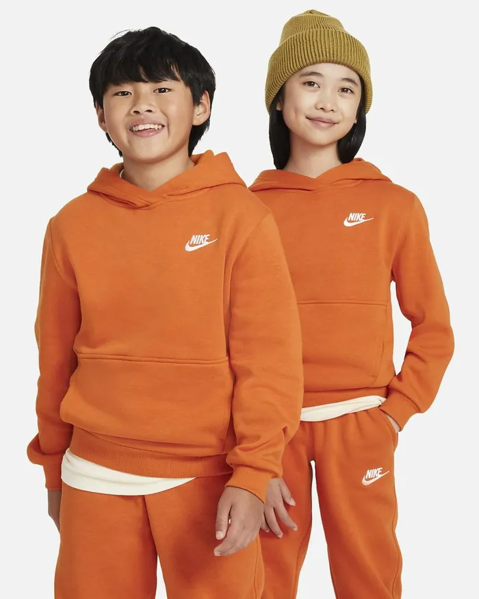 Kids Sportswear Club Fleece Campfire Orangewhite Nike Hoodies And Sweatshirts Kids Sportswear Club Fleece Campfire Orangewhite Nike Hoodies And Sweatshirts