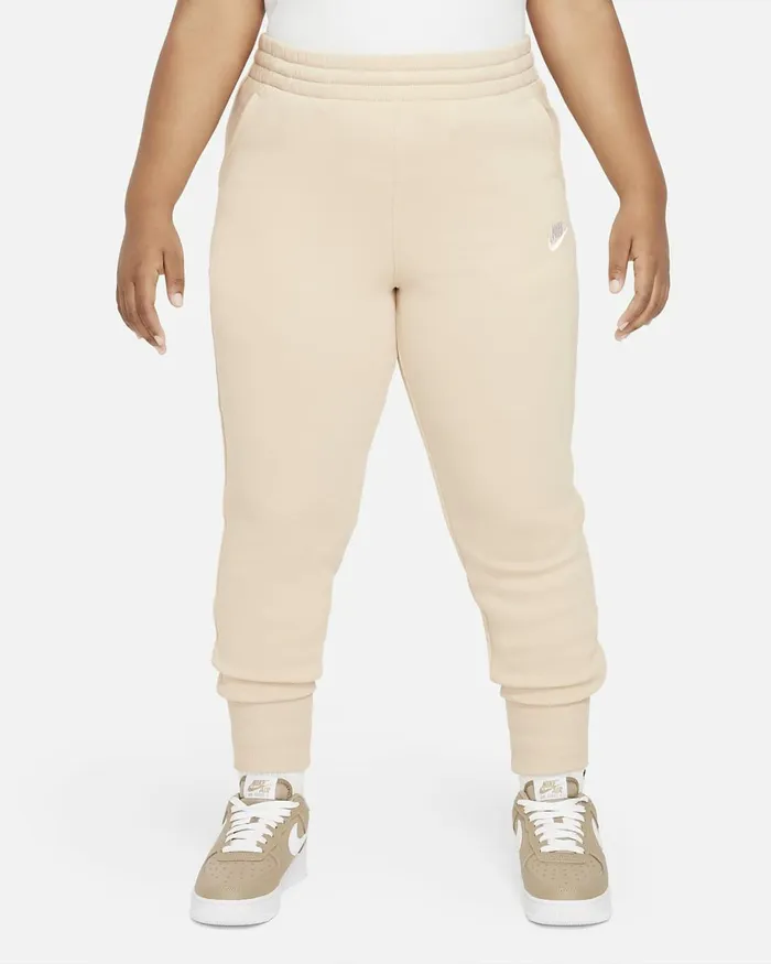 Kids Sportswear Club Fleece Sand Driftsand Driftwhite Nike Trousers And Leggings Kids Sportswear Club Fleece Sand Driftsand Driftwhite Nike Trousers And Leggings