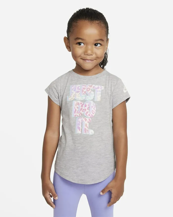 Kids Spot On 034Just Do It034 Tee Light Smoke Grey Nike Tops And TShirts