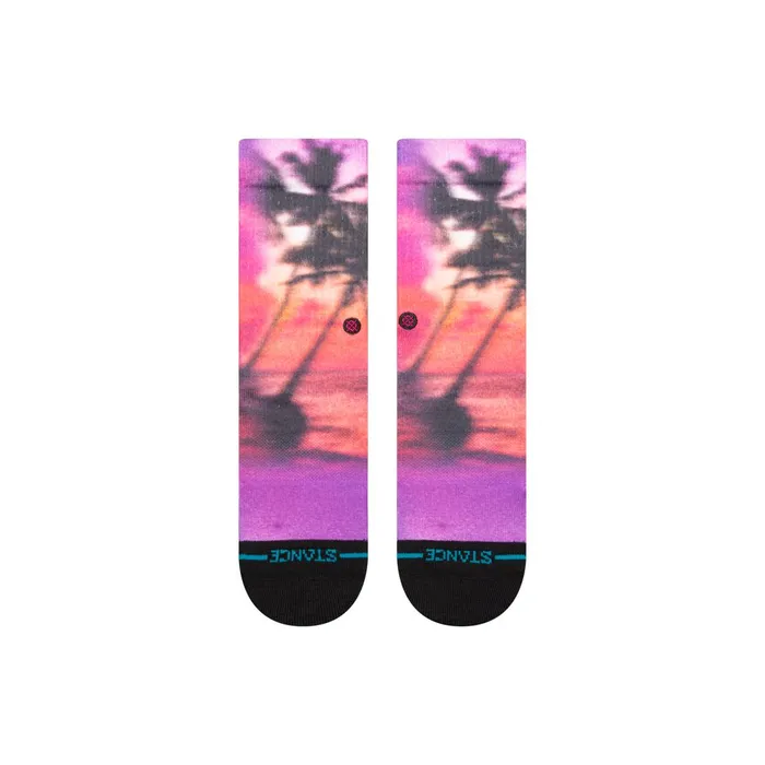 Kids Vacay Mode Kids Poly Crew Socks Floral Stance Kids