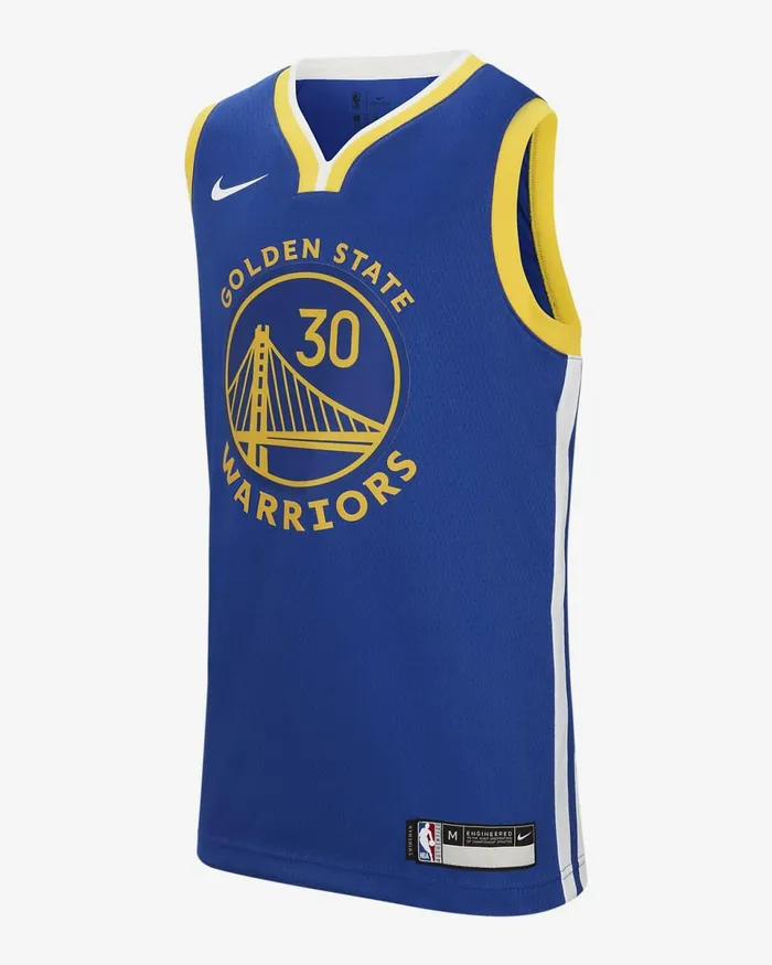 Kids Warriors Icon Edition Rush Blue Nike Tops And TShirts