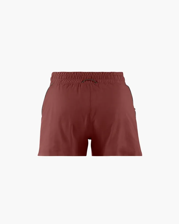 Laufey WoLightweight Shorts Madder Red Women Klttermusen Shorts