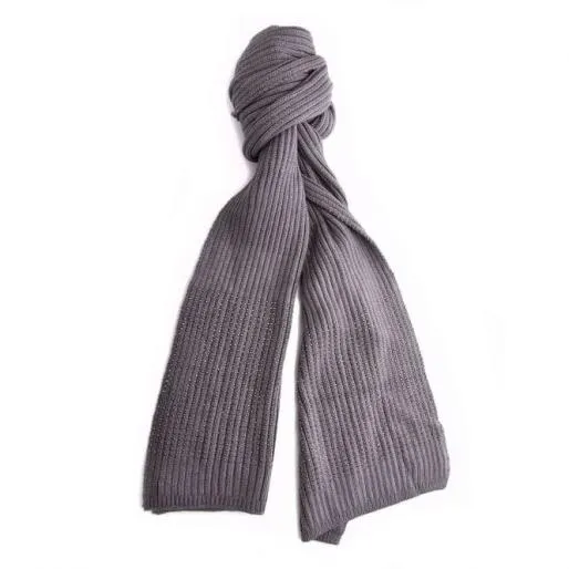 Lexiscarf Grey Fabric Women Moda In Pelle Scarves Lexiscarf Grey Fabric Women Moda In Pelle Scarves