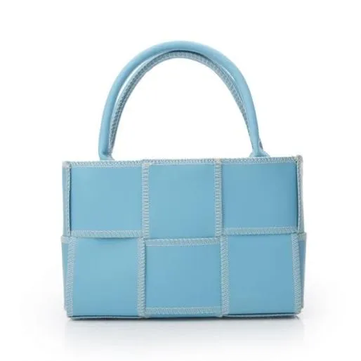 Lyssibag Aqua Blue Porvair Women Moda In Pelle Tote Bags