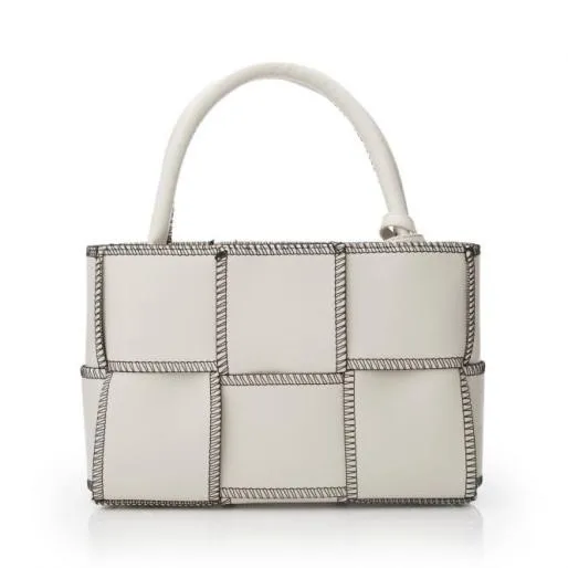 Lyssibag Off White Porvair Women Moda In Pelle Tote Bags