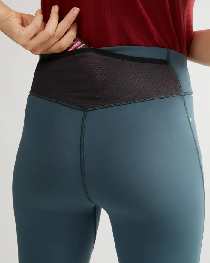 Mne Compression Tights Dark Deep Sea Women Klttermusen Pants