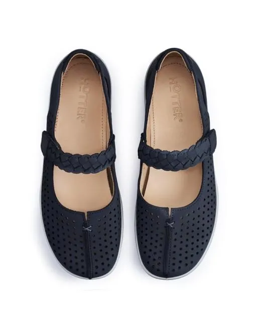 Mary Jane Shoes Women Hotter Quake II Shoes Denim Navy
