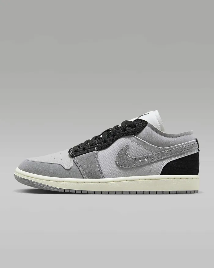 Men Air Jordan 1 Low Se Craft Tech Greycement Greysailblack Nike Lifestyle