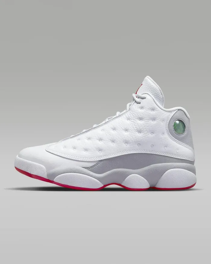 Men Air Jordan 13 Retro Whitewolf Greytrue Red Nike Lifestyle
