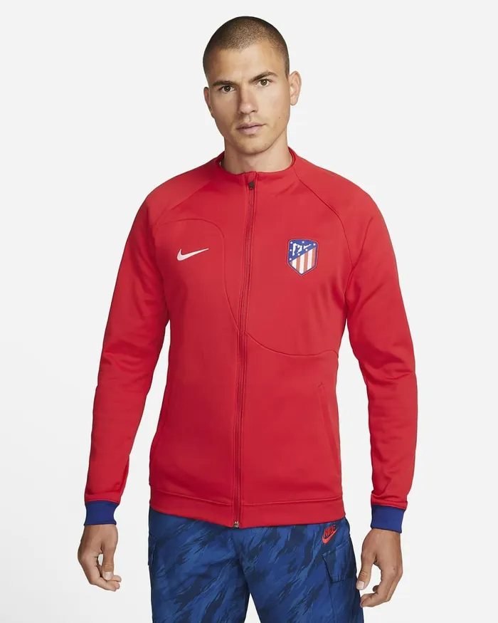 Men Atltico Madrid Academy Pro Sport Reddeep Royal Bluewhite Nike Tracksuits