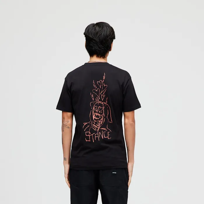 Men Burn For You TShirt Black Stance Graphics