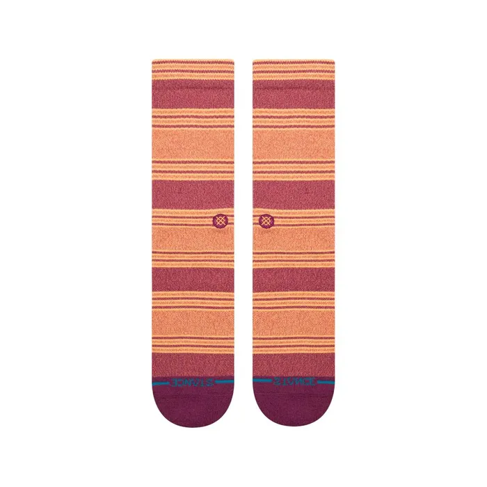 Men Butter Blend Crew Socks Transcending 8211 Peach Stance Crew