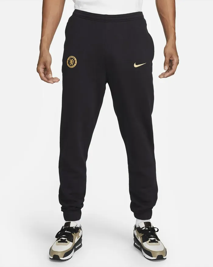 Men Chelsea FC Pitch Blueclub Gold Nike Trousers And Tights